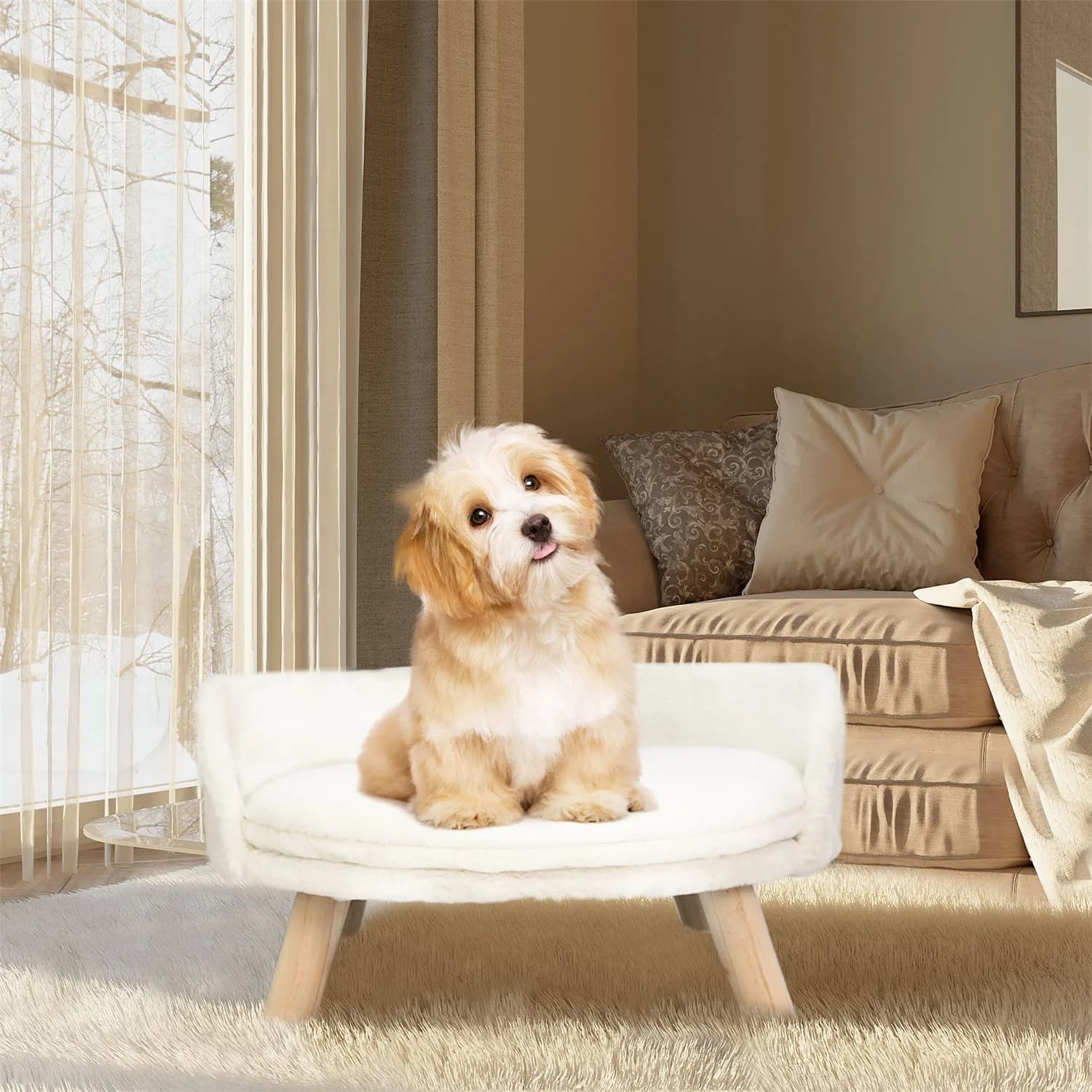 The Throne Raised Dog Sofa